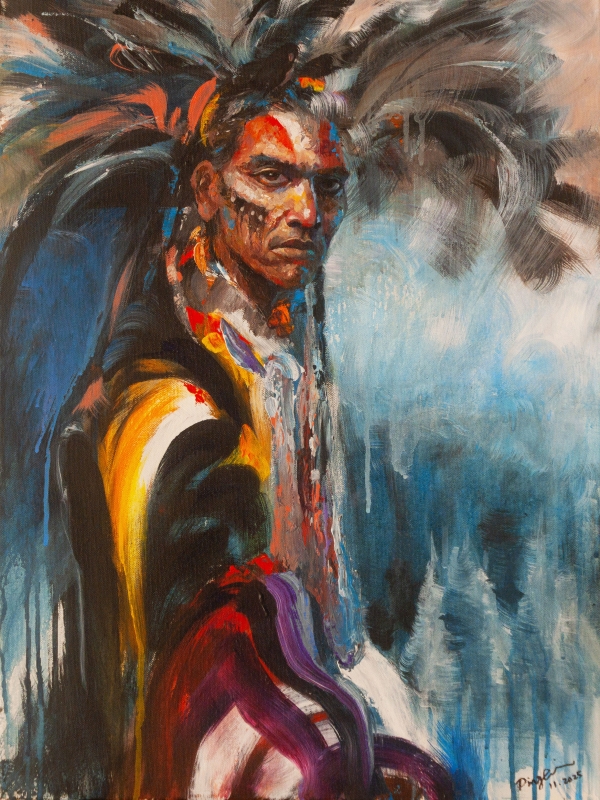 Indian 18 by artist Ping Irvin